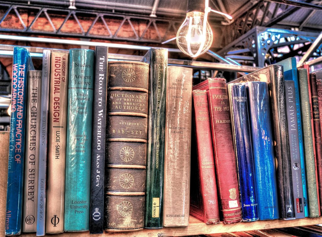 ontario-aged-antique-book-stack-toronto-flea-market